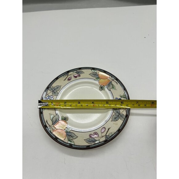 Mikasa Intaglio Garden Harvest CAC29 Cup & Saucer Set Pears Grapes Fruit - Picture 5 of 11